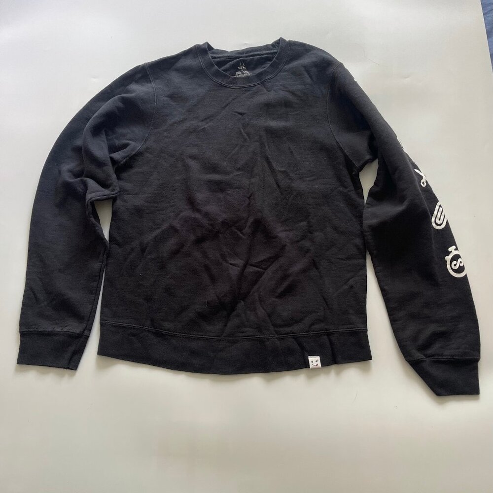 Snap Inc snapchat pullover sweatshirt print on sleeve size small